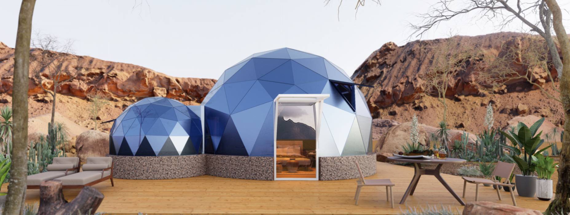 武宁县球形智能光伏玻璃星空房